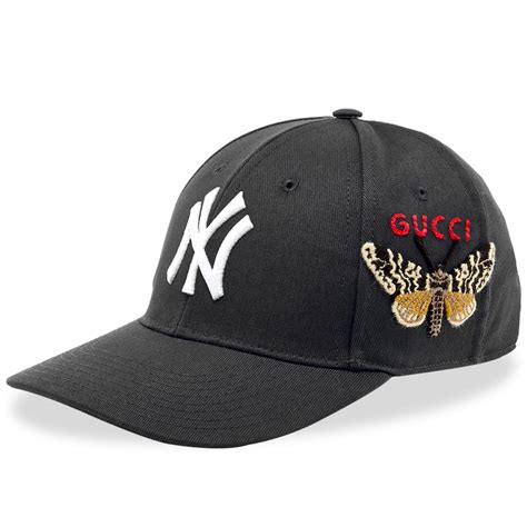 black gucci yankees hat|gucci yankees capsules.